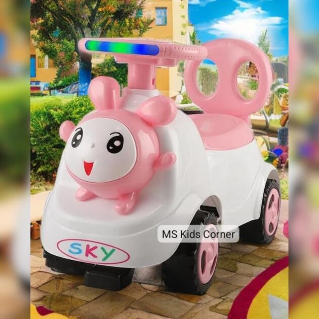 Baby Bunny Manual Ride On with LED Lights