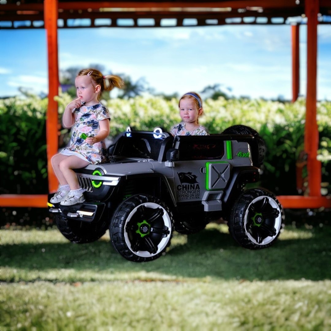 WN-1166 Kids Electric Ride-On Jeep with 12V Dual Motors - Image 2