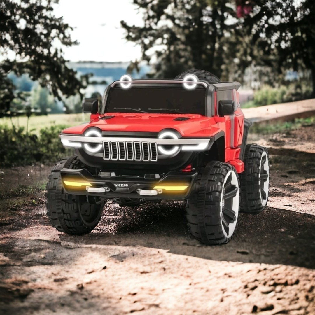 WN-1166 Kids Electric Ride-On Jeep with 12V Dual Motors - Image 3