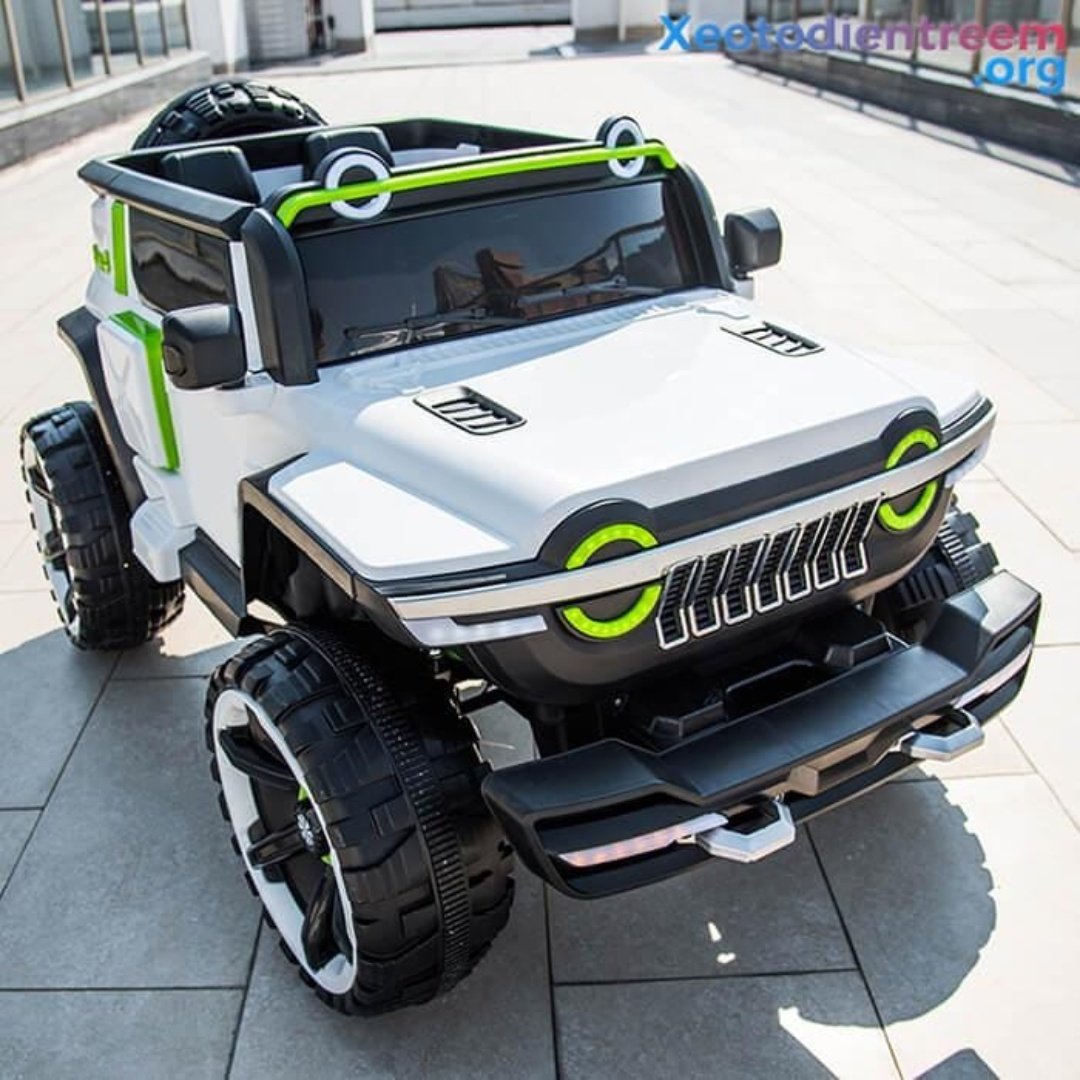 WN-1166 Kids Electric Ride-On Jeep with 12V Dual Motors - Image 5